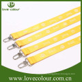 Printed neck lanyard polyester material with cell phone loop